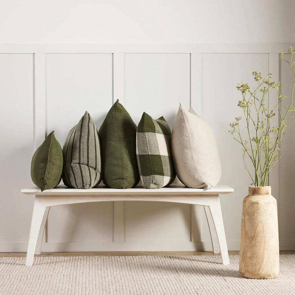 Archer Cushion Olive - Image 3