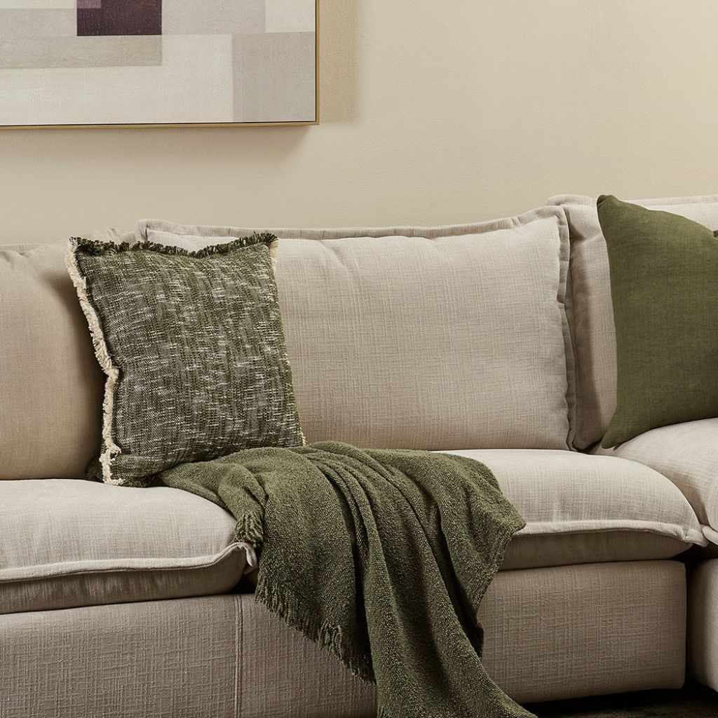 Arezzo Cushion Olive - Image 2