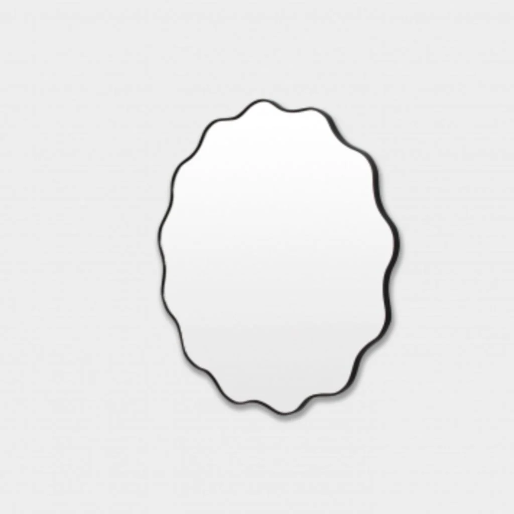 Artemis Black Round Mirror - Image 4