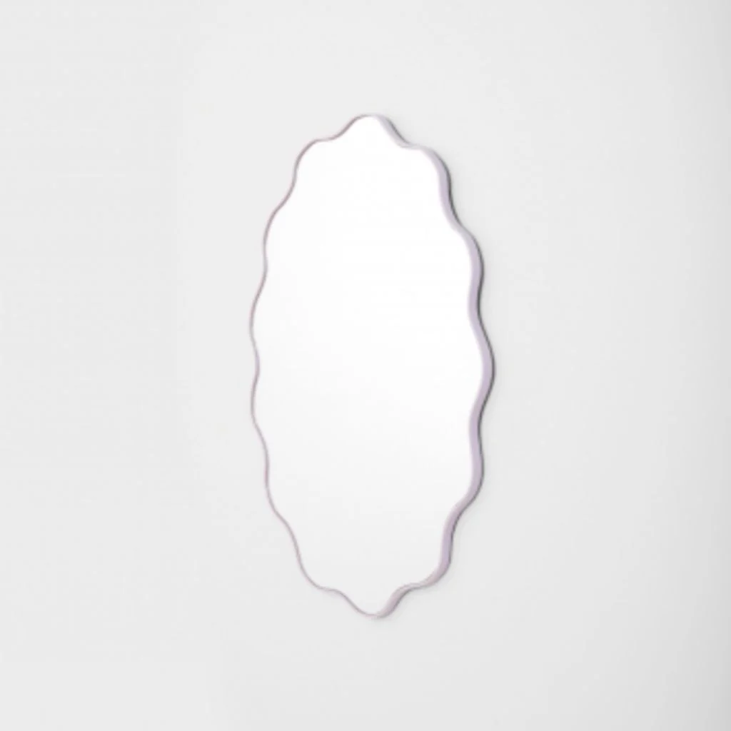 Artemis Lilac Oval Mirror - Image 3