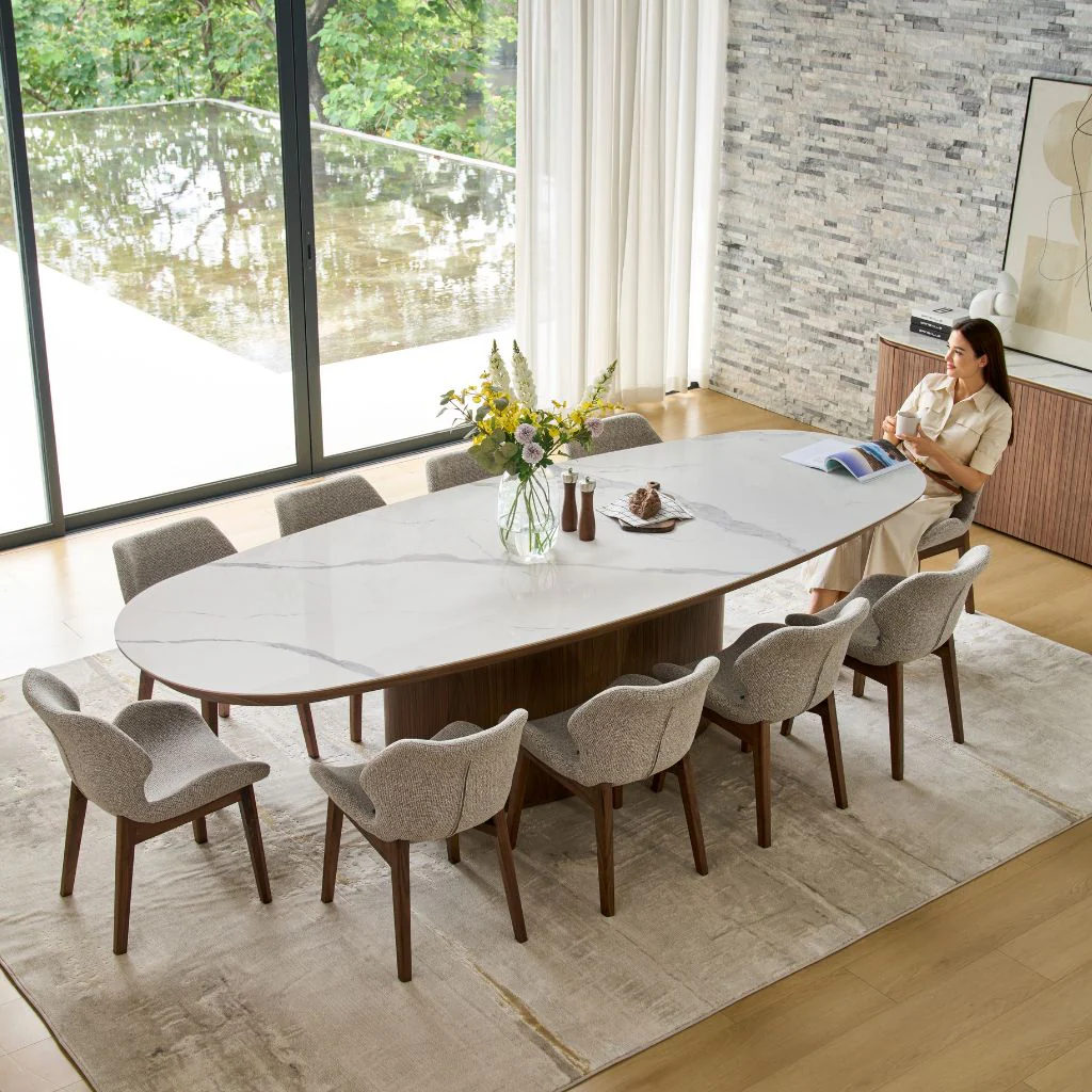 Ava Oval Dining Table - Image 3