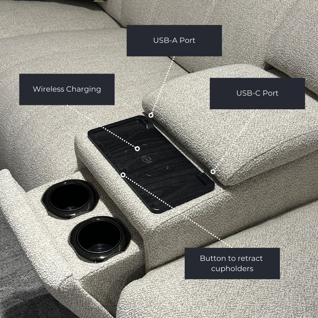Bailey Sofa Media Console - Image 3
