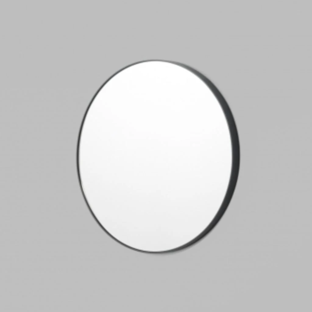 Bjorn Black Frame Round Mirror - Image 3