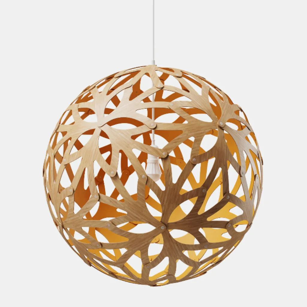 David Trubridge Floral Pendant Light - Image 7