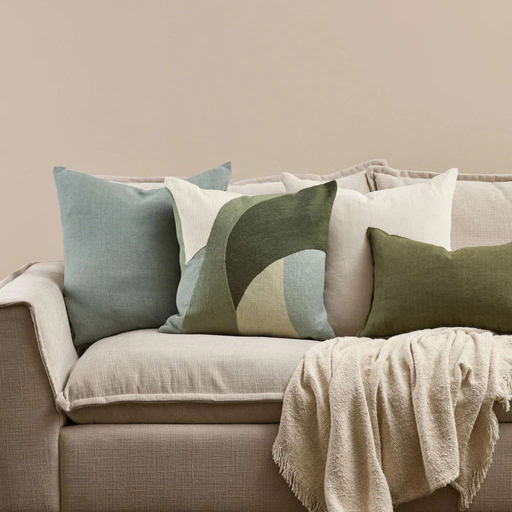 Ellis Cushion Olive - Image 2