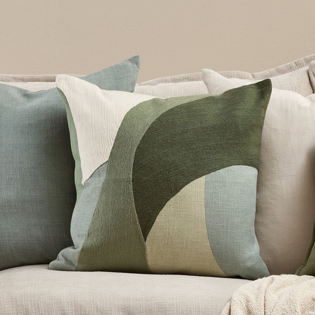 Ellis Cushion Olive - Image 3