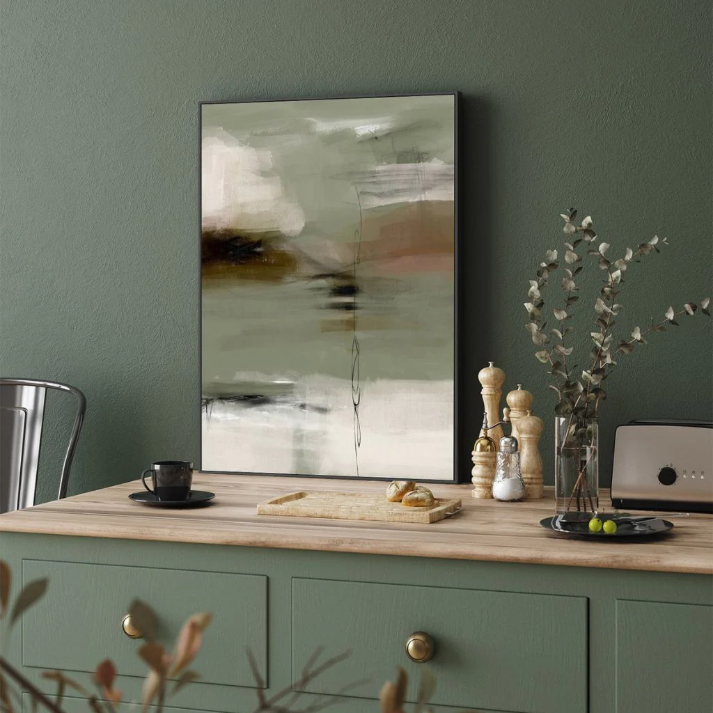 Emerald Whispers Canvas - Image 2