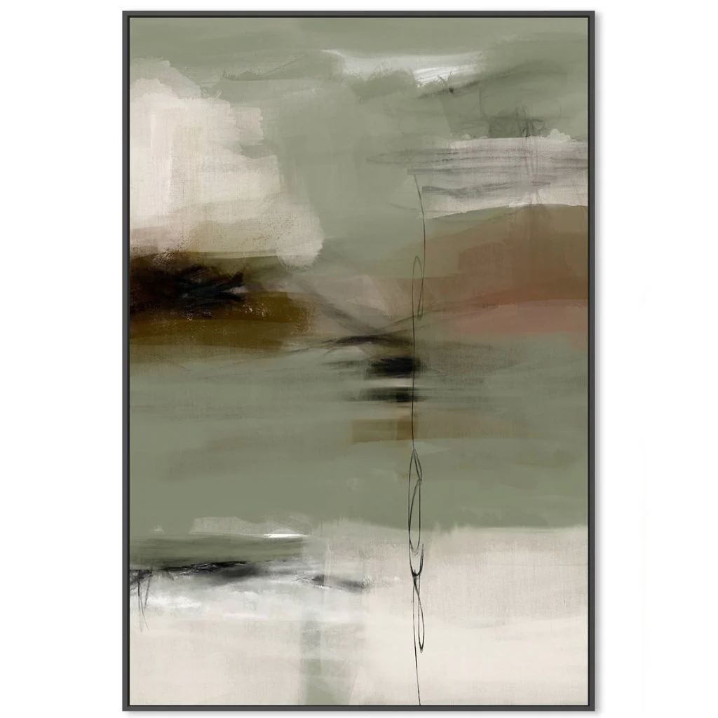 Emerald Whispers Canvas - Image 4