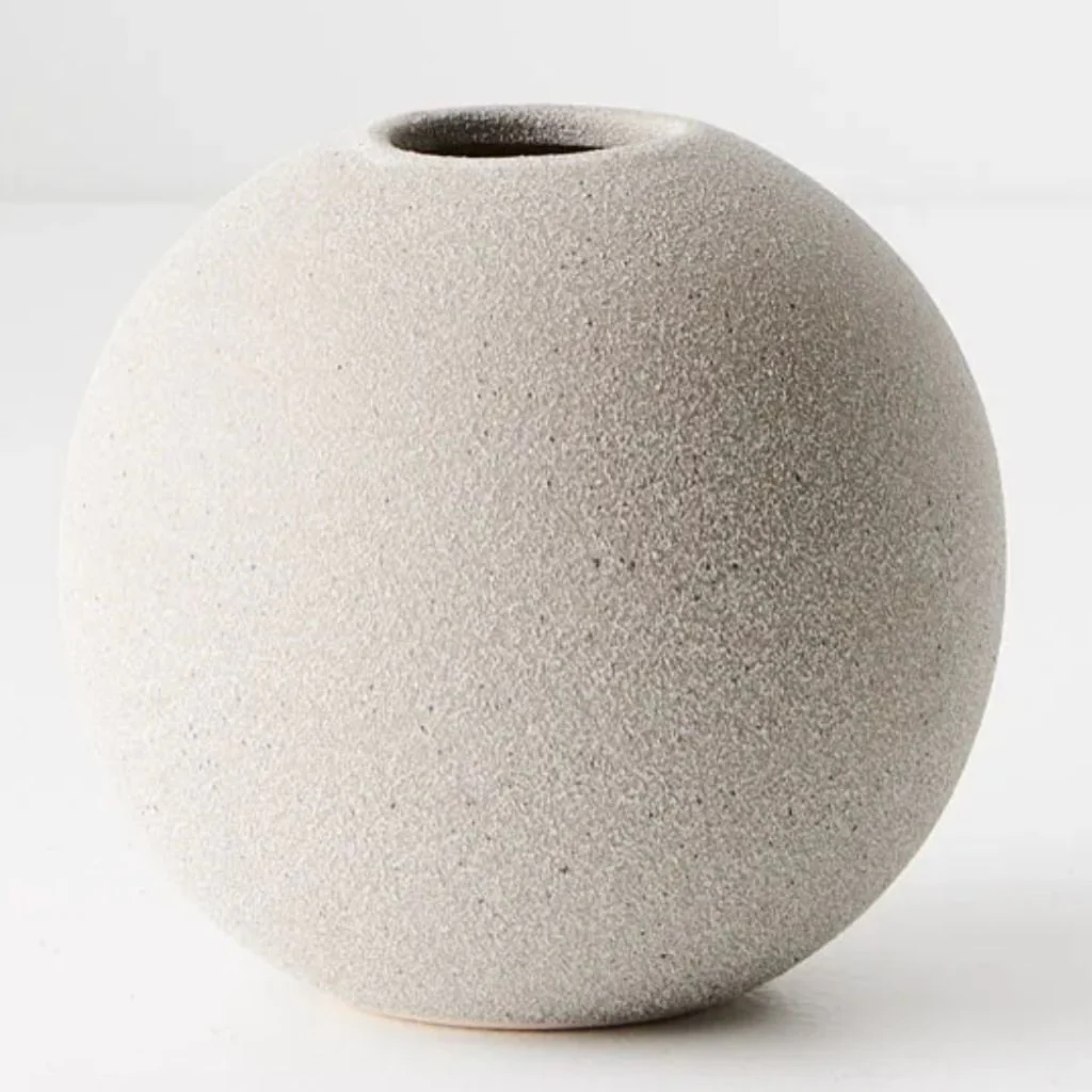 Pilu Round Vase Grey (Small) - Image 3