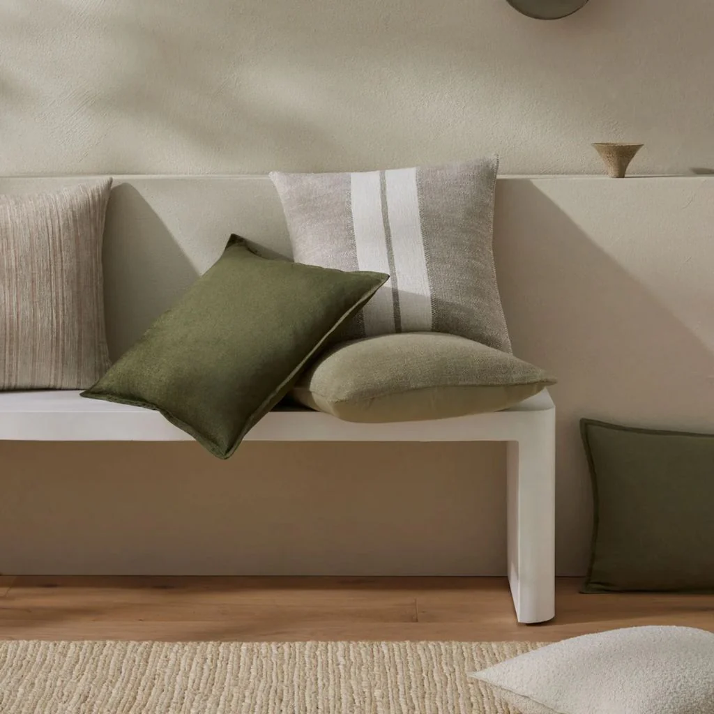 Fiore Cushion Olive - Image 2