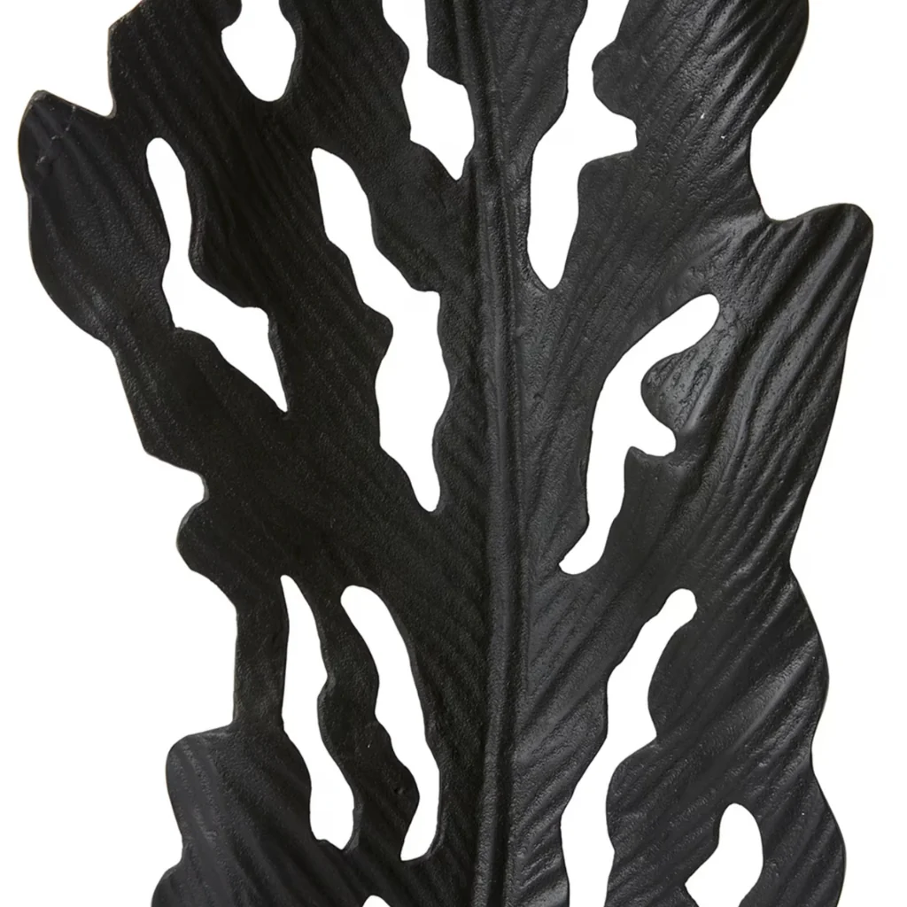 Leafy Sculpture Black (Large) - Image 2