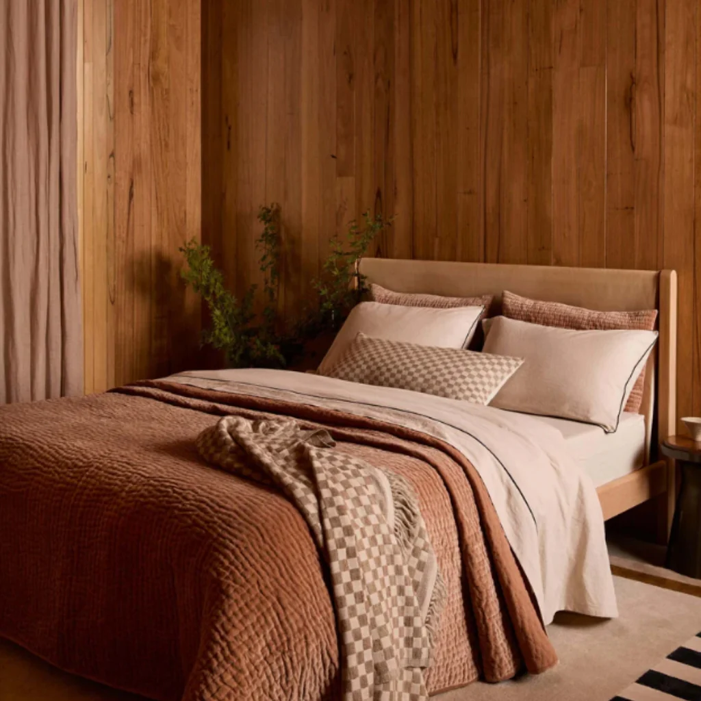 Matteo Chalk Wool & Silk Throw - Image 3
