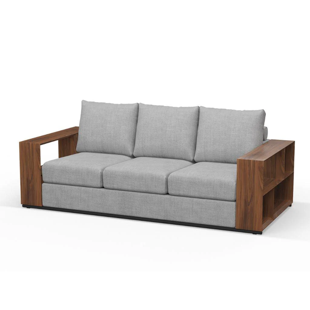 Miami 3 Seat Fabric Sofa - Image 2