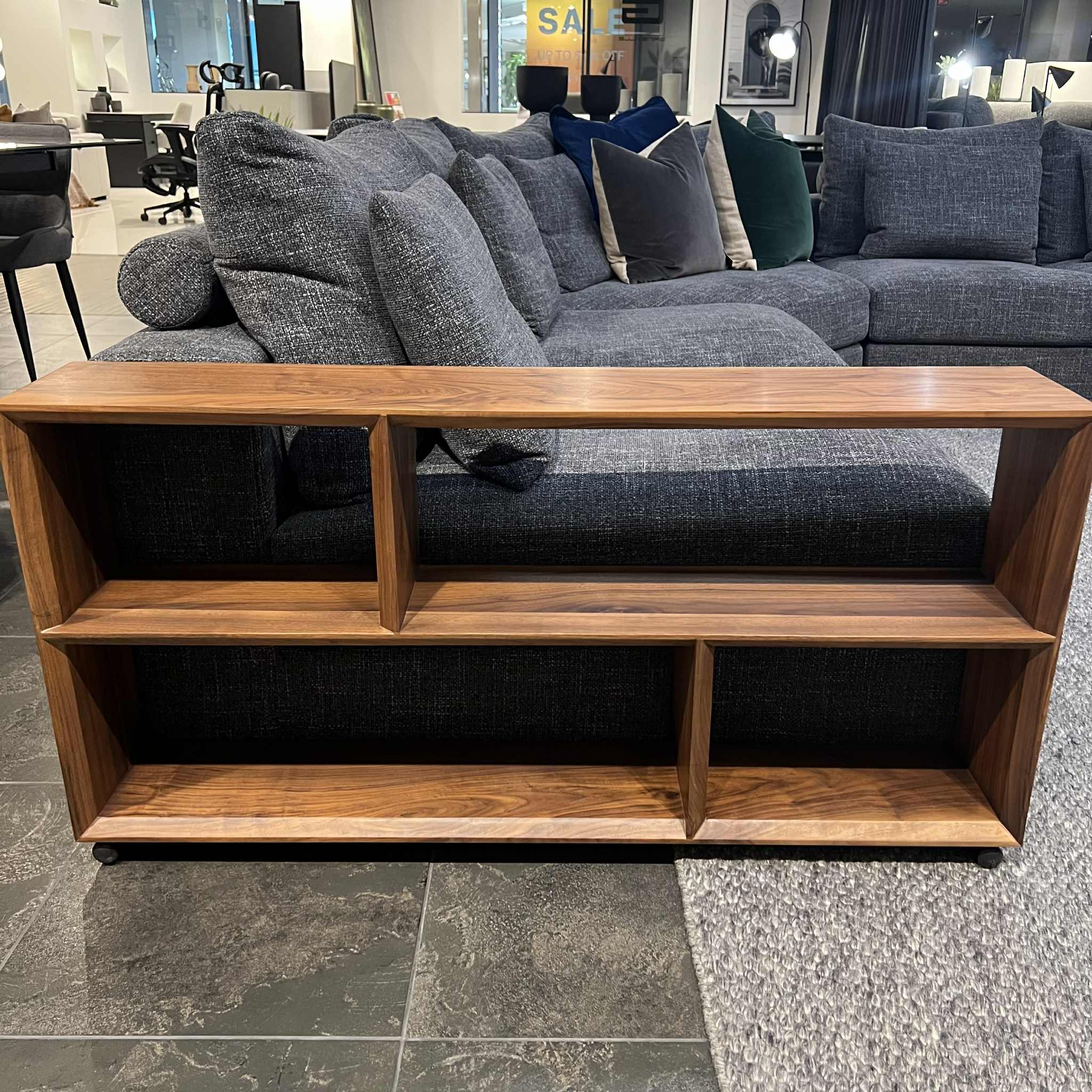 Miami Round Corner Sofa With Footstool Clearance - Image 3