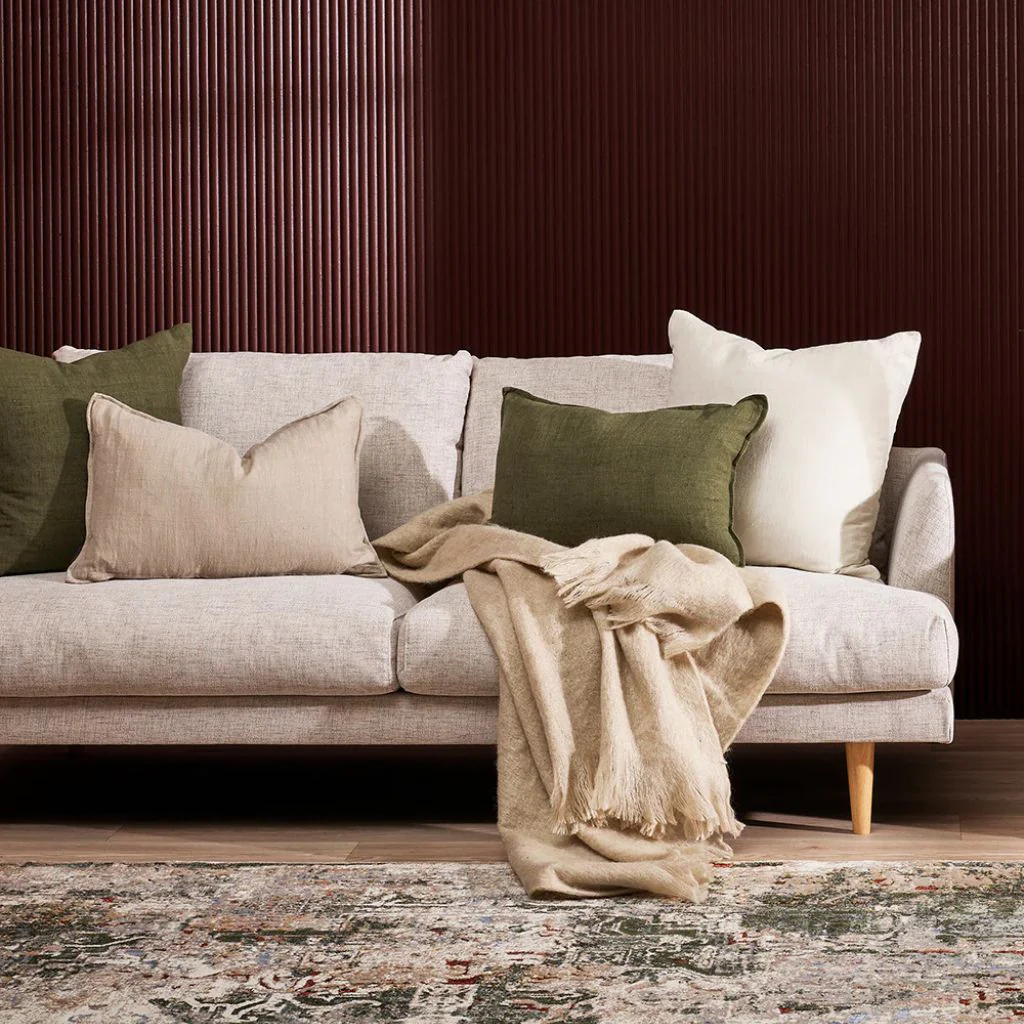 Milano Cushion Ecru - Image 2