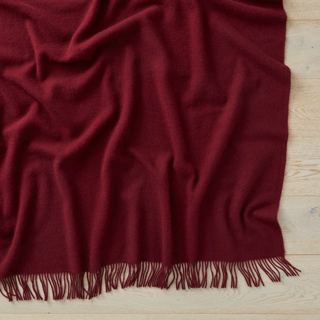 Nevis Throw Rhubarb - Image 3