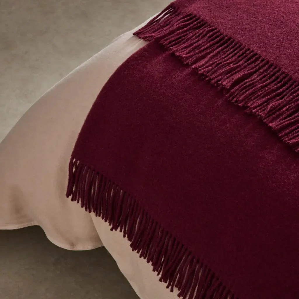 Nevis Throw Rhubarb - Image 5