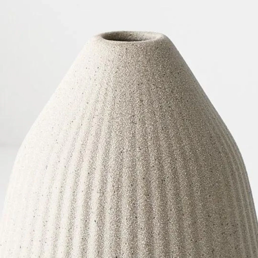 Pilu Cone Vase Grey (Small) - Image 3