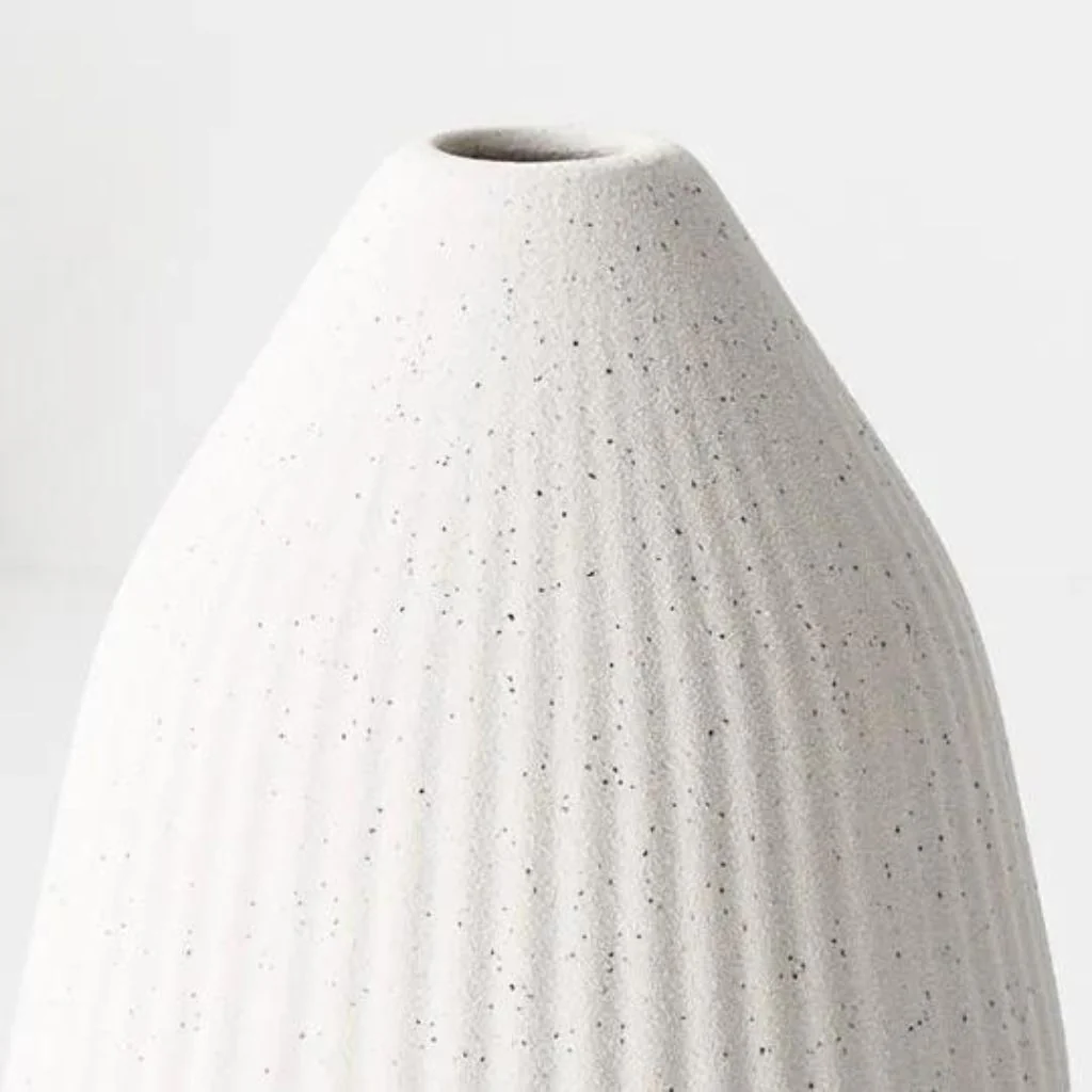 Pilu Cone Vase White (Small) - Image 3