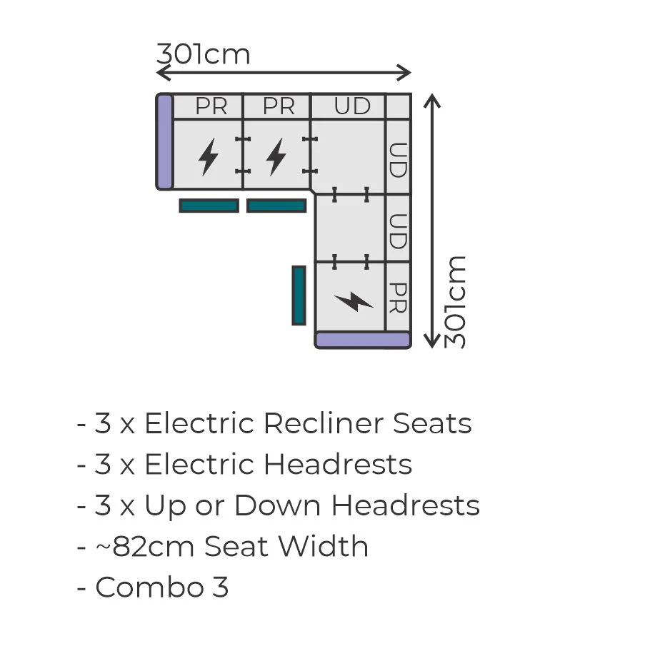 Pollock Slim Corner Sofa - Image 6