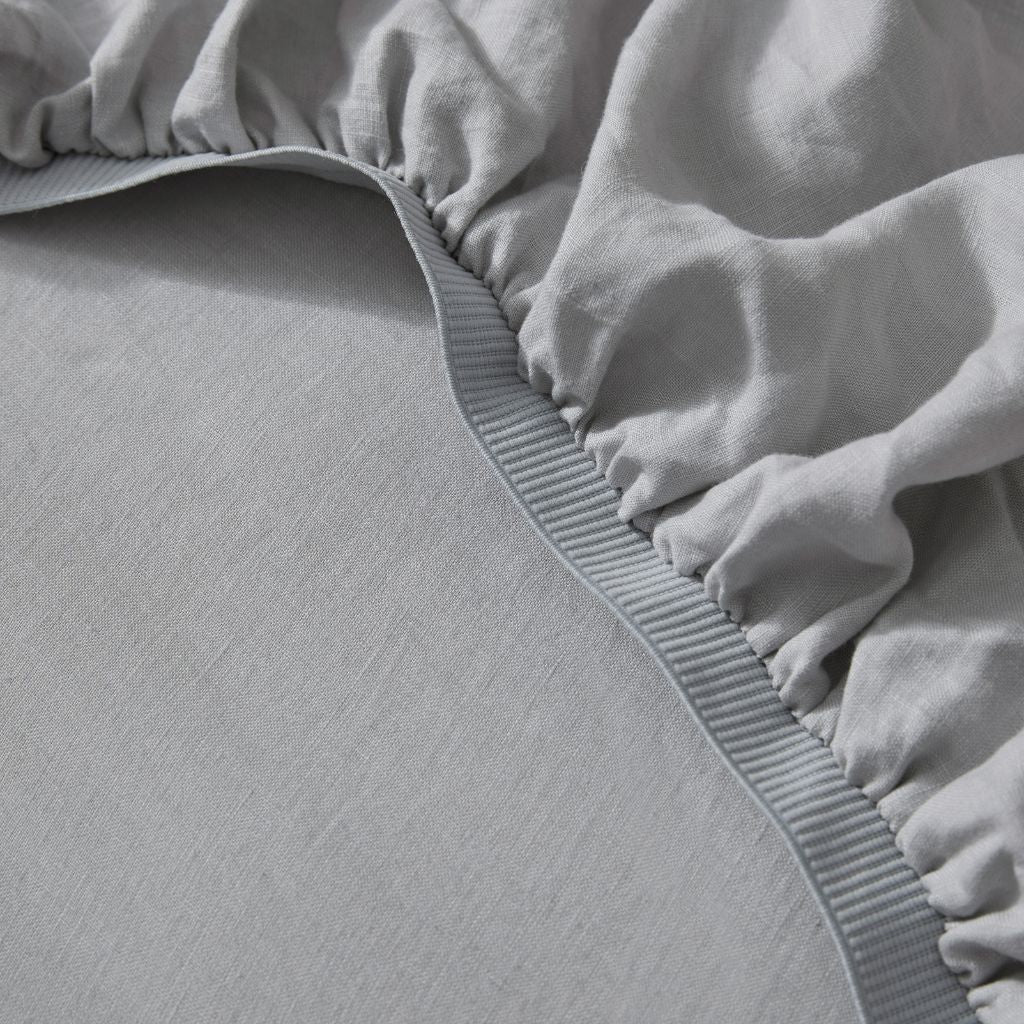 Ravello Fitted Sheet Silver - Image 3