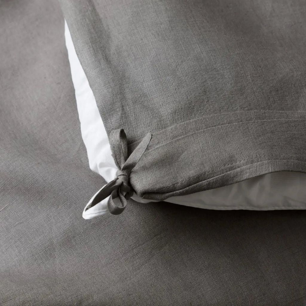Ravello Quilt Cover Charcoal - Image 4