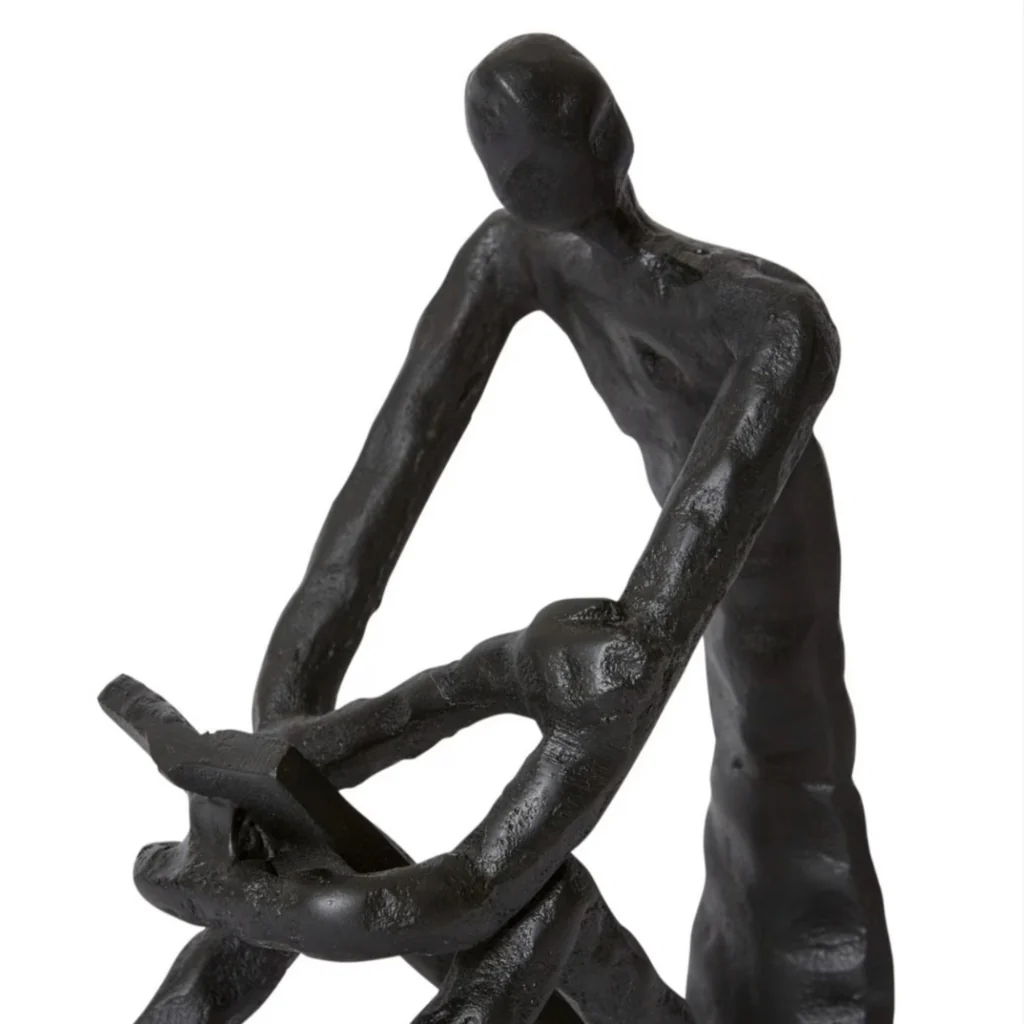 Reading Man Sculpture - Image 2