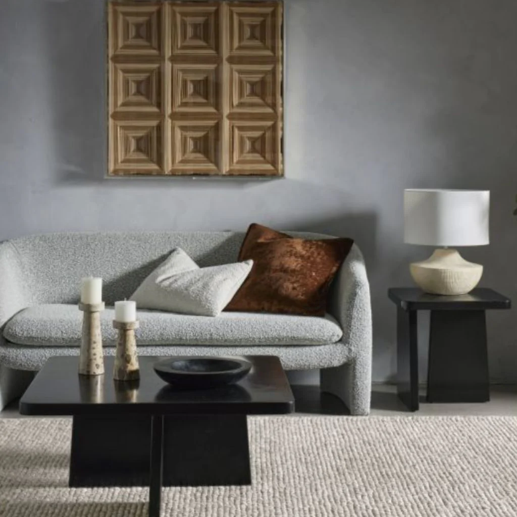 Grand Designs Brown  Velvet Cushion - Image 3