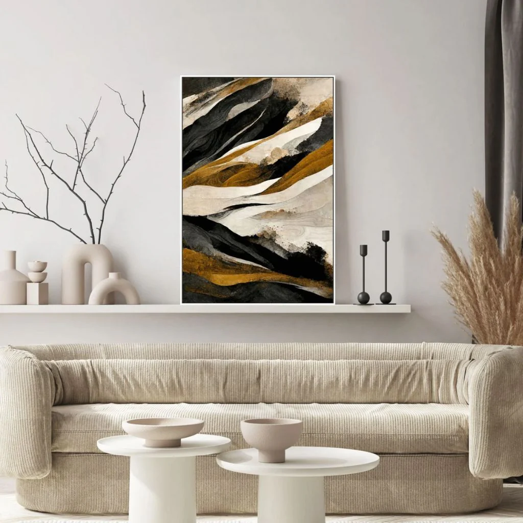 Rough Mountains 'A' Canvas - Image 2