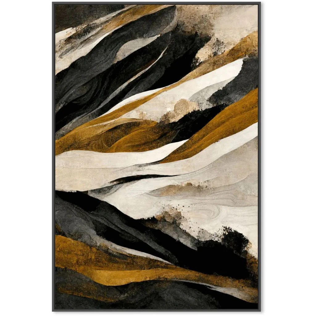 Rough Mountains 'A' Canvas - Image 3