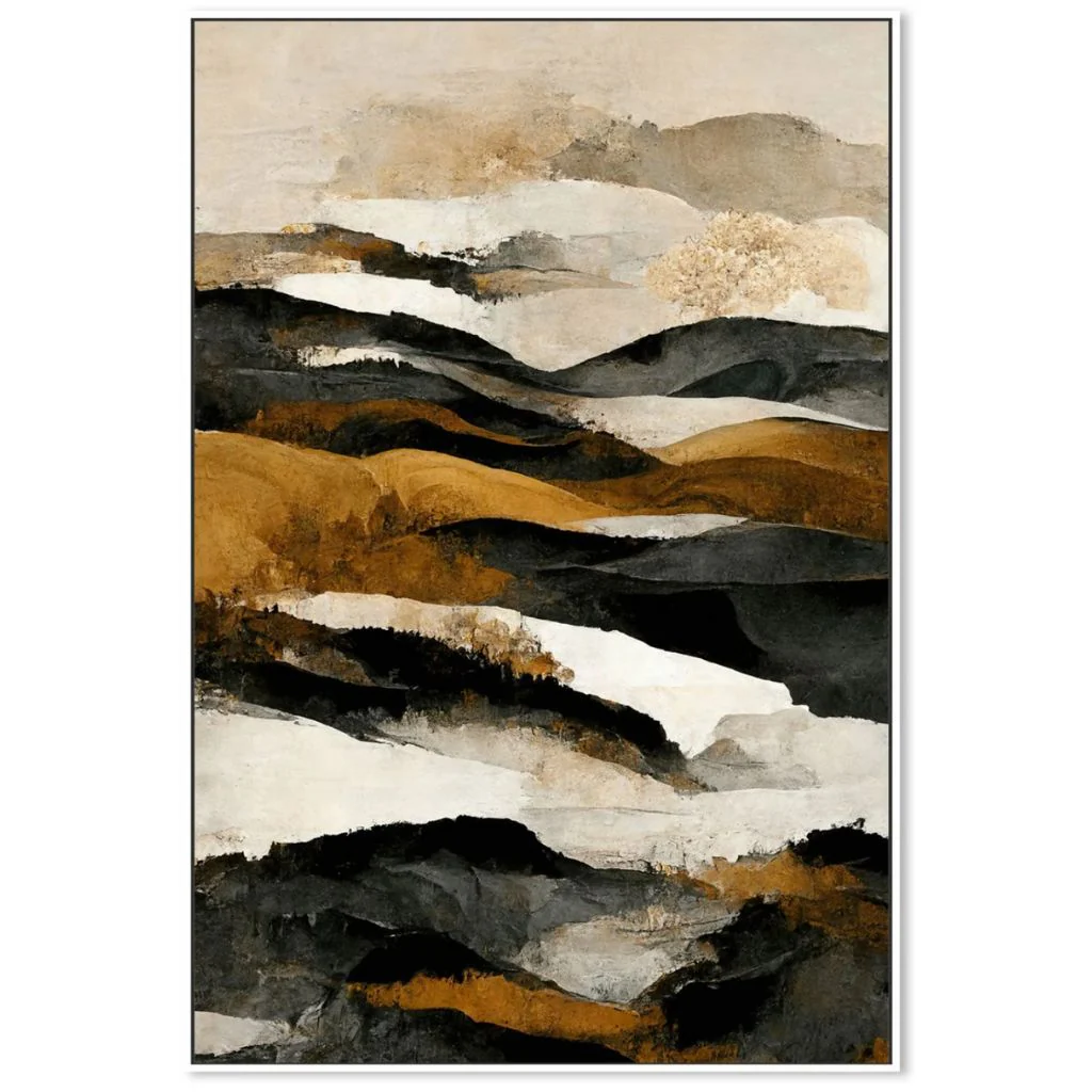 Rough Mountains 'B' Canvas - Image 3