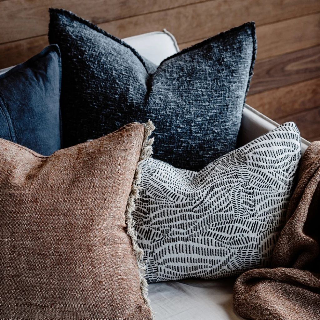Tabako Linen Cushion - Image 2