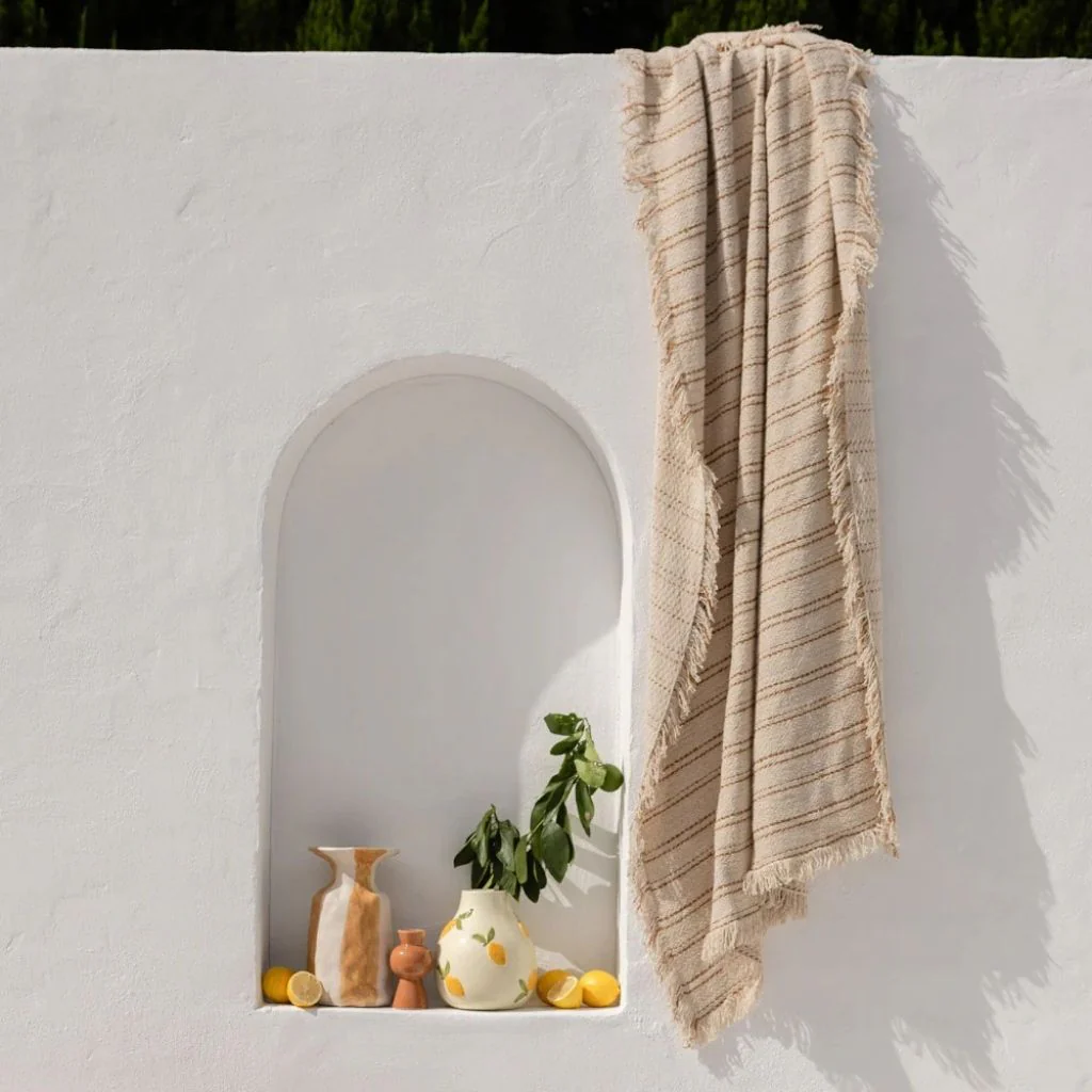 Alba Eadie Throw Nutmeg - Image 2
