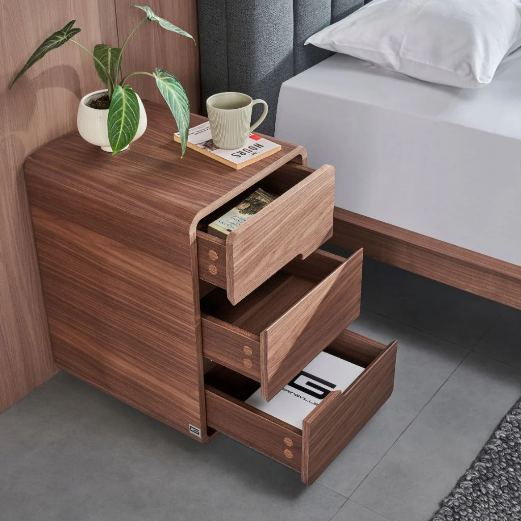 Willow 40cm Bedside Table (Each) - Image 3