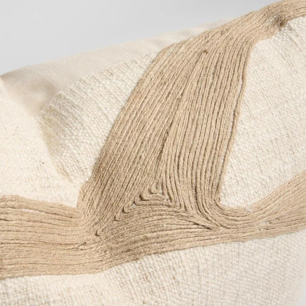 Zanth Linen Cushion Natural/Ivory - Image 3